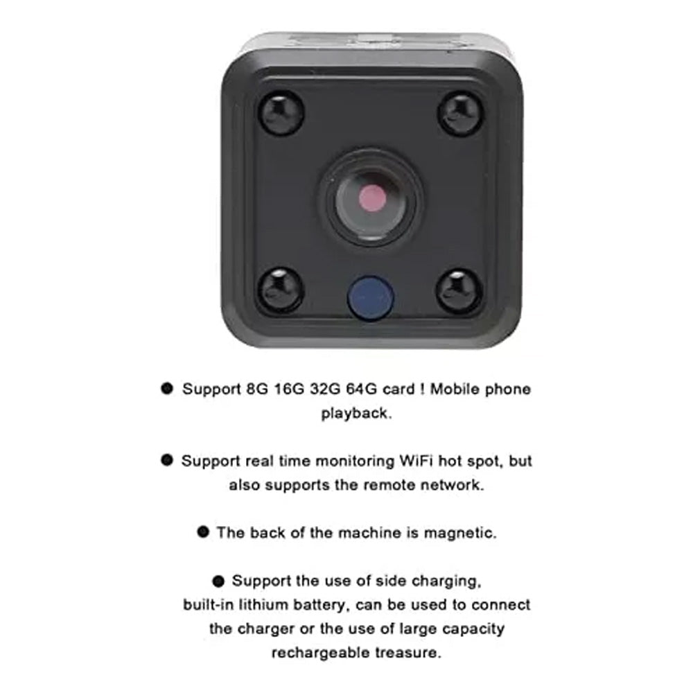 Mini Camara Espia Cubo Recargable